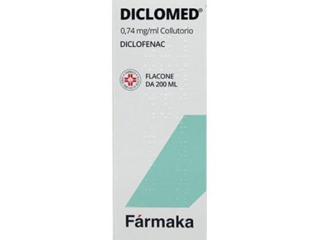 0,74 mg ml Collutorio Flacone 200 ml Diclofenac Fashion