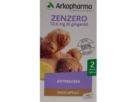 Zenzero Antinausea 40 Capsule Online Hot Sale