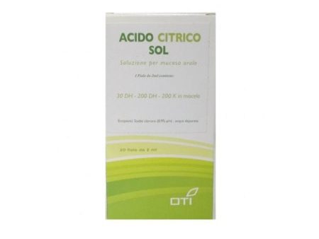 Acido Citrico Soluzione Orale 20 Fiale 2 ml For Sale